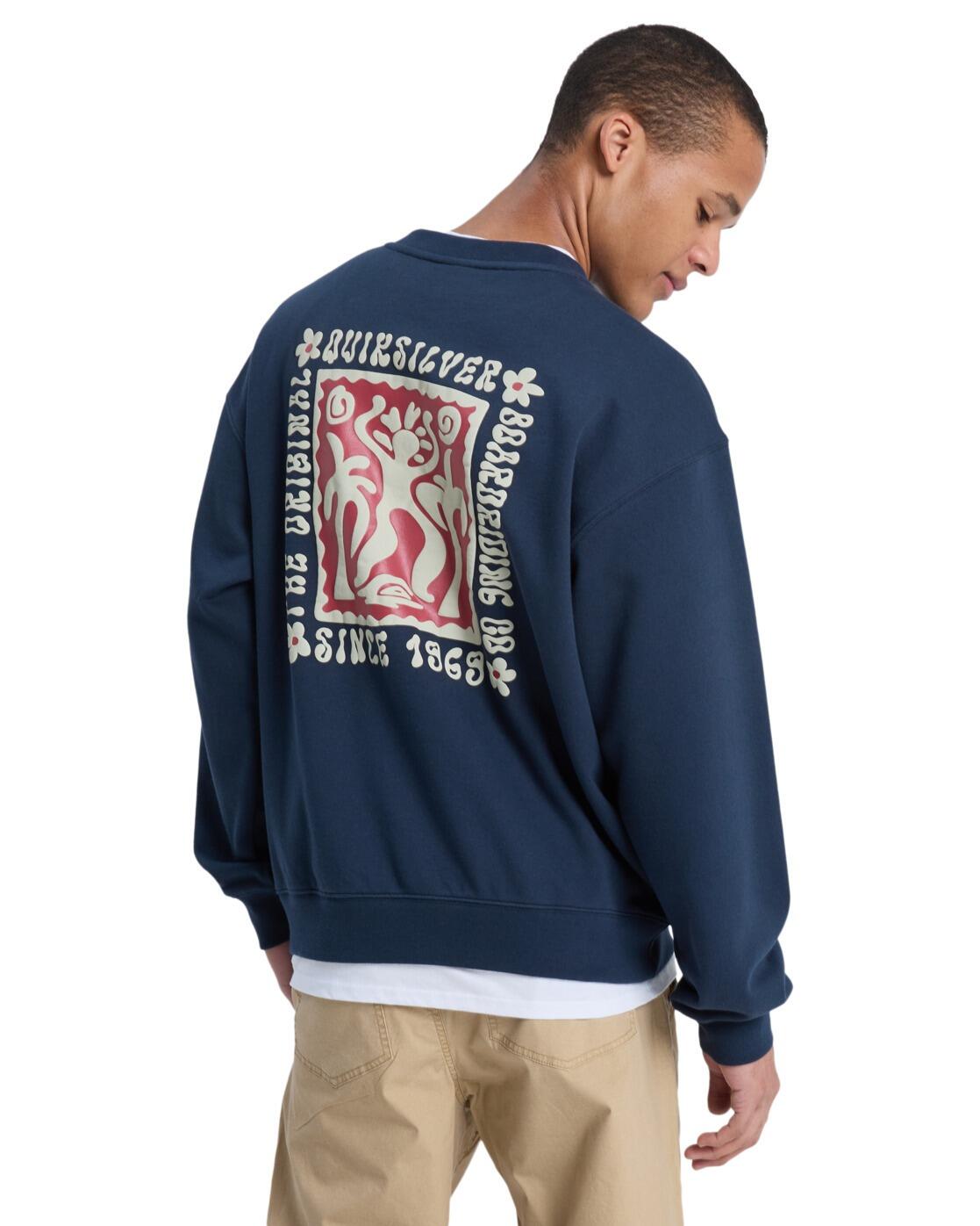 Sweat ELEVATED Bleu Homme 2/4