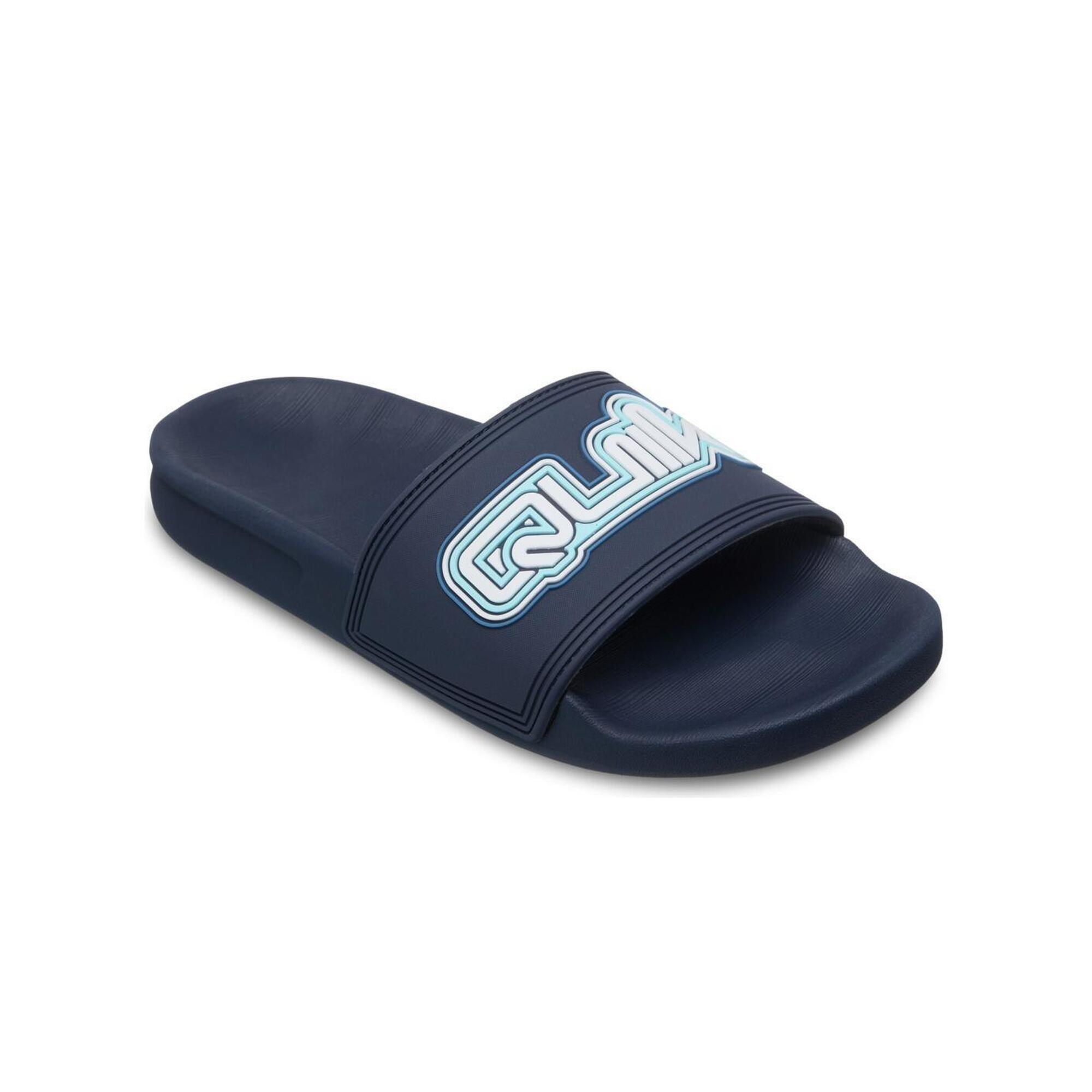 Quiksilver - Sandales Rivi Noir Garçon - Sandales - Bleu - Decathlon