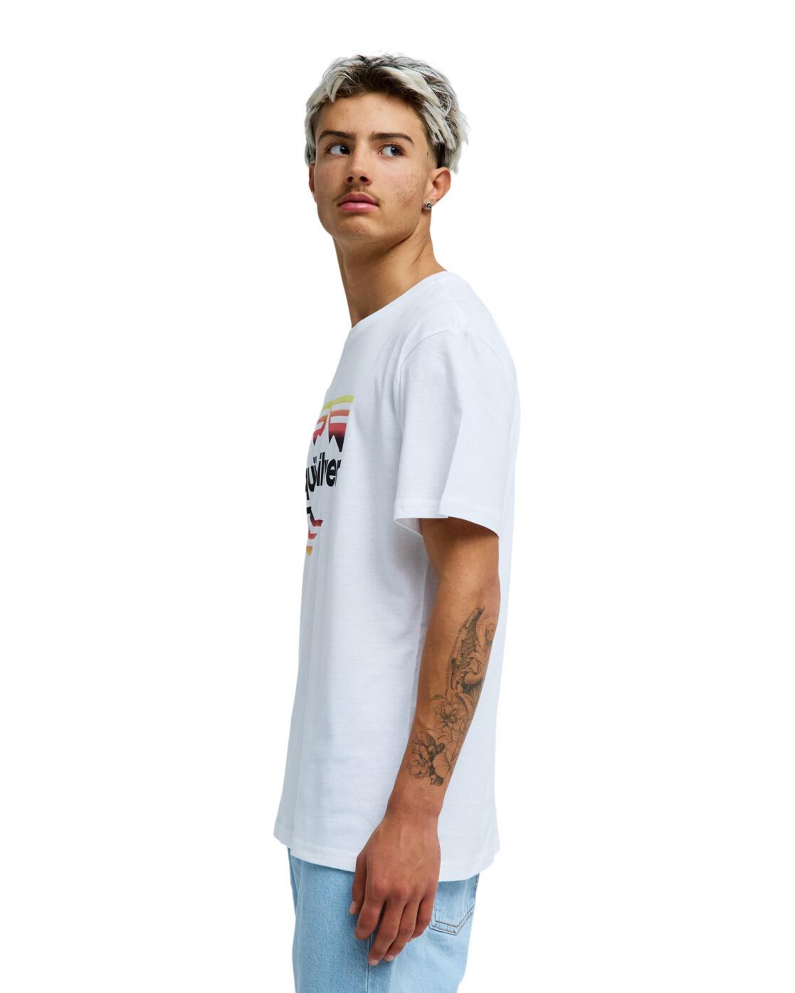 T-Shirt à manches courtes EV HORIZON FADE Blanc Homme 3/4