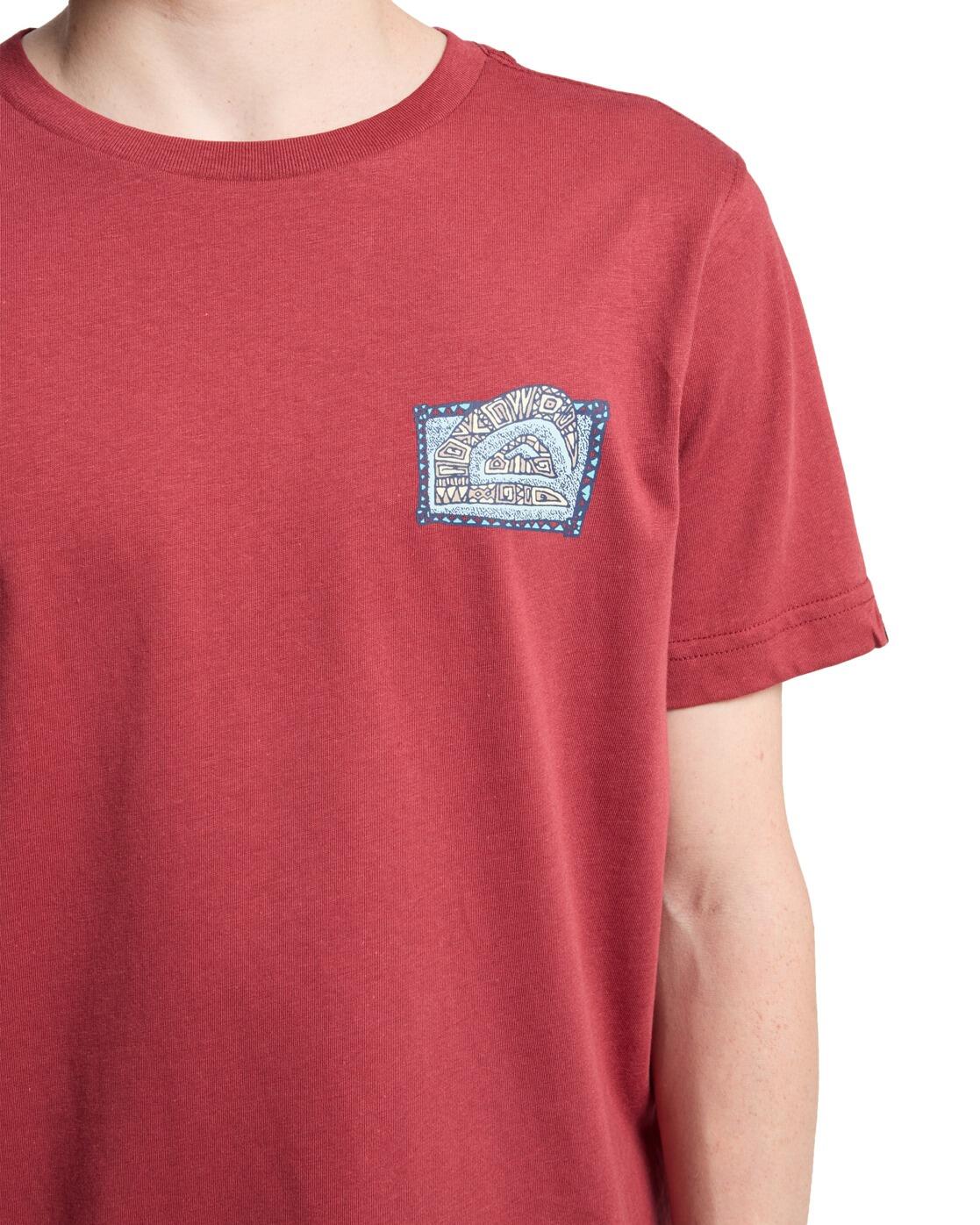 T-Shirt à manches courtes HERITAGE Rouge Garçon 4/4