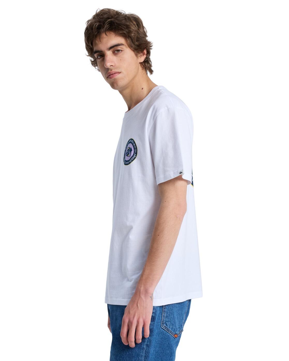 Camiseta de manga corta EV DUALITY Blanco Hombre 3/4