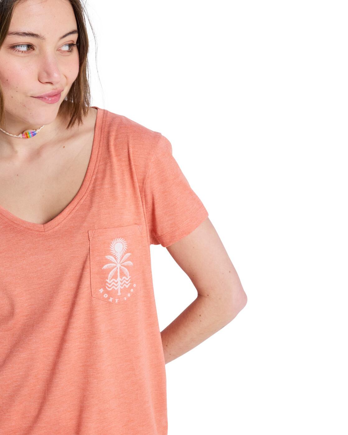 T-Shirt à manches courtes LAGUNA GREEN Orange Femme 4/4