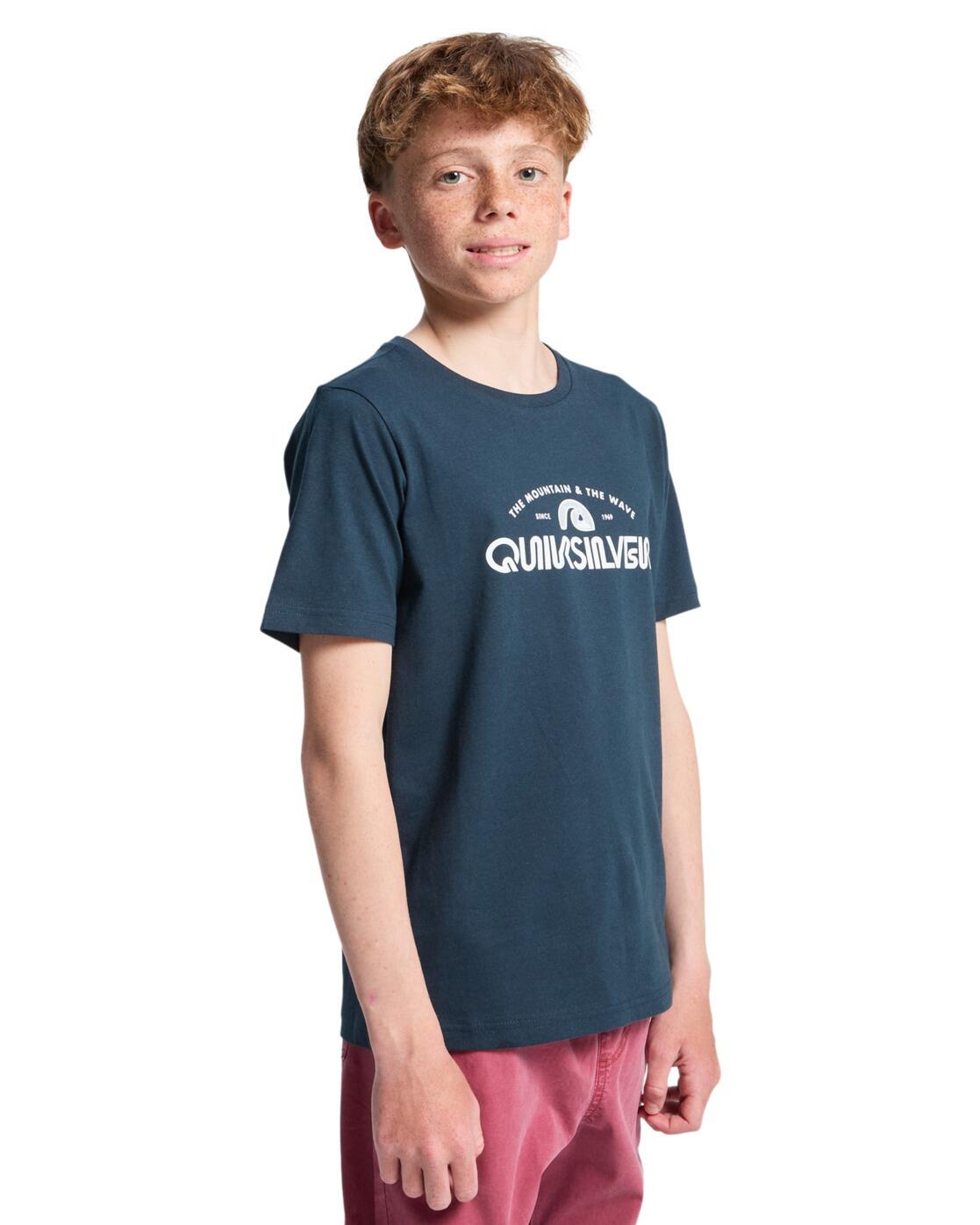 T-shirt met korte mouwen EV CORPO CLASSIC Schwarz Jongens 8-16 3/4