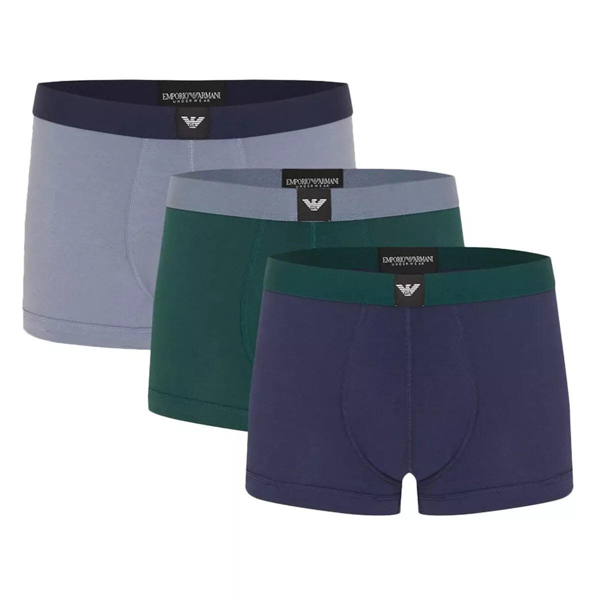 Ea7 - Pack De 3 Boxers Ea7 Emporio Armani - Caleçon - Vert -  L - Decathlon