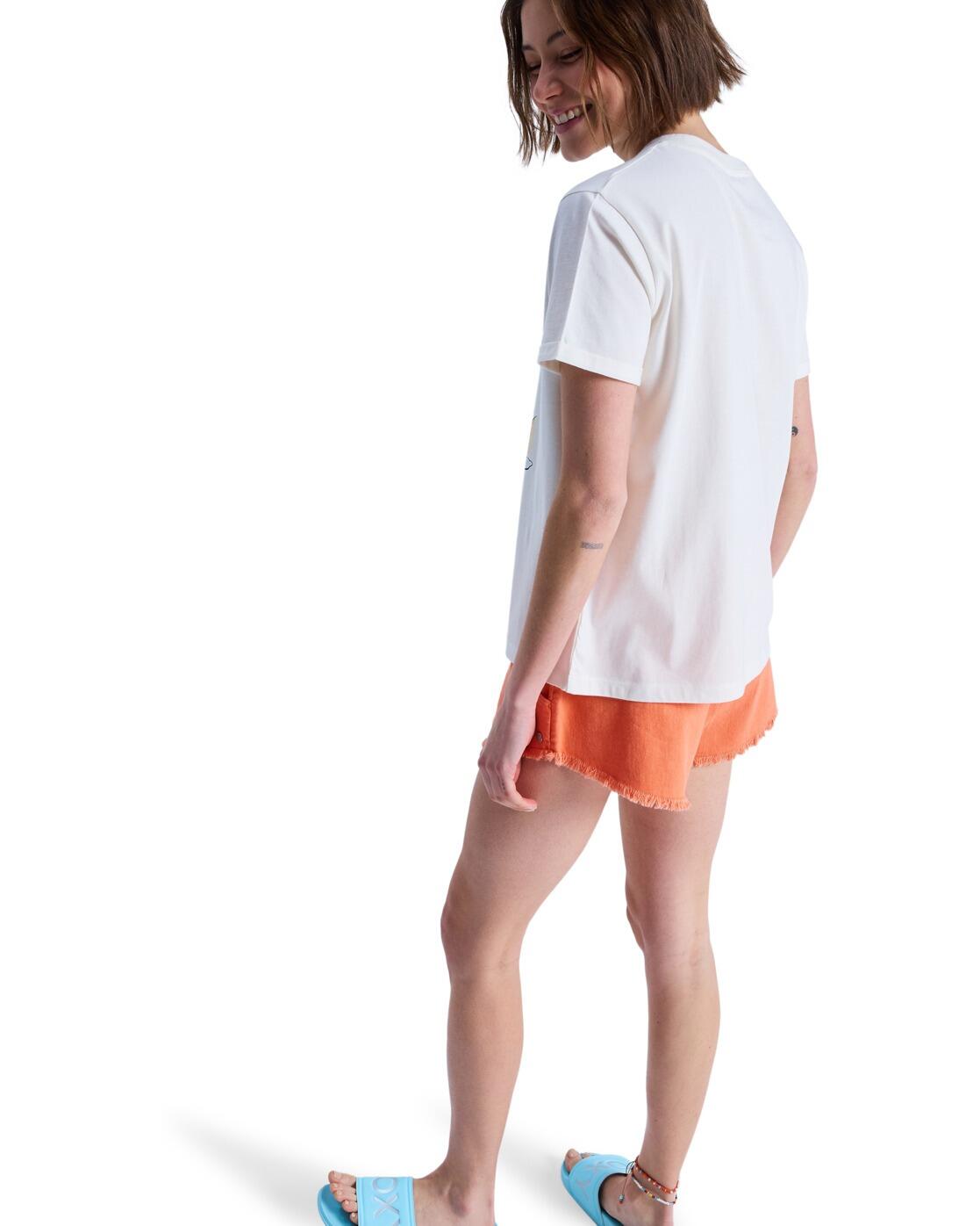 T-Shirt à manches courtes OCEANREGULAR POSTER Blanc Femme 2/4