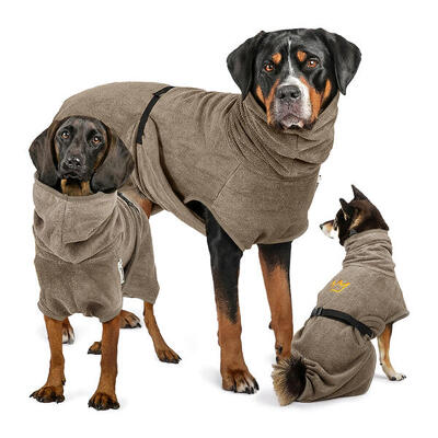 Accappatoio per Cani – 100% Cotone Assorbente e Asciugatura Rapida