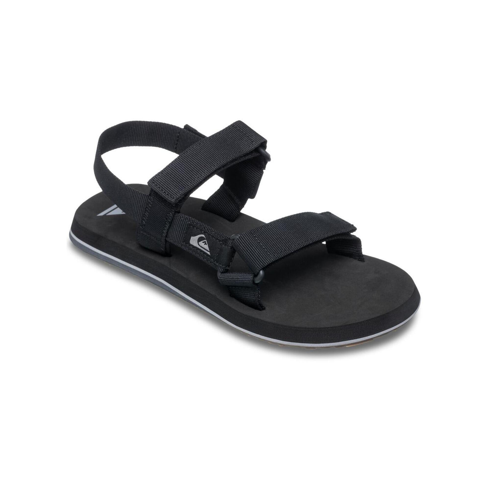 Quiksilver - Sandales Monkey Caged Noir Homme - Sandales - Noir - Decathlon