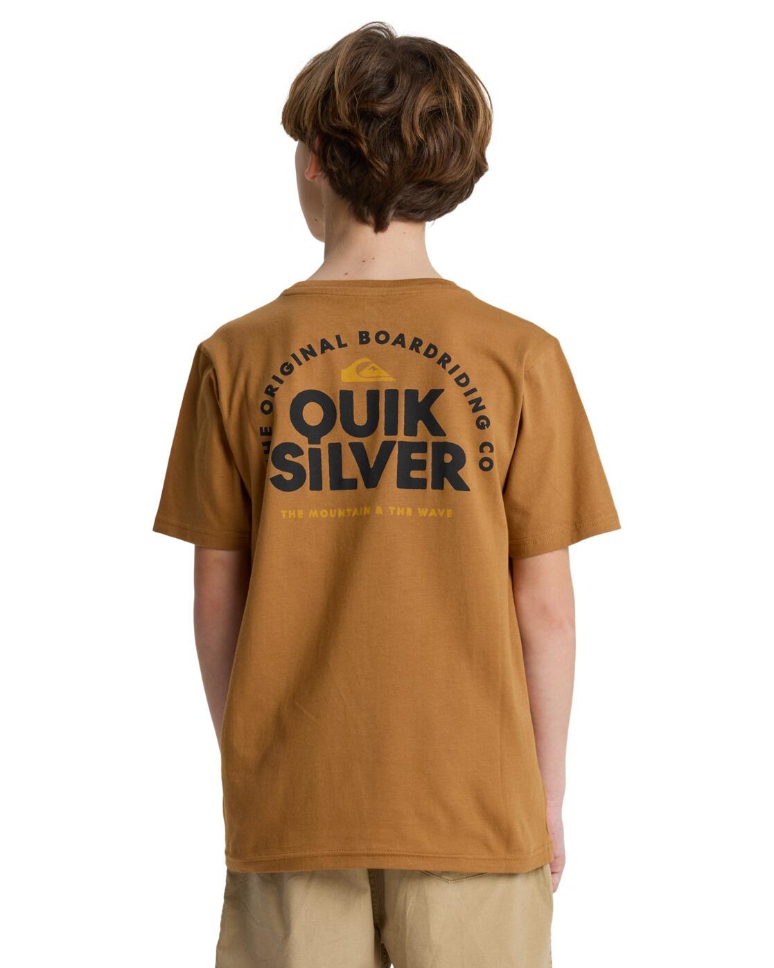 Maglia a maniche corte Quiksilver modello 077-53345381581139 per ragazzi 2/5