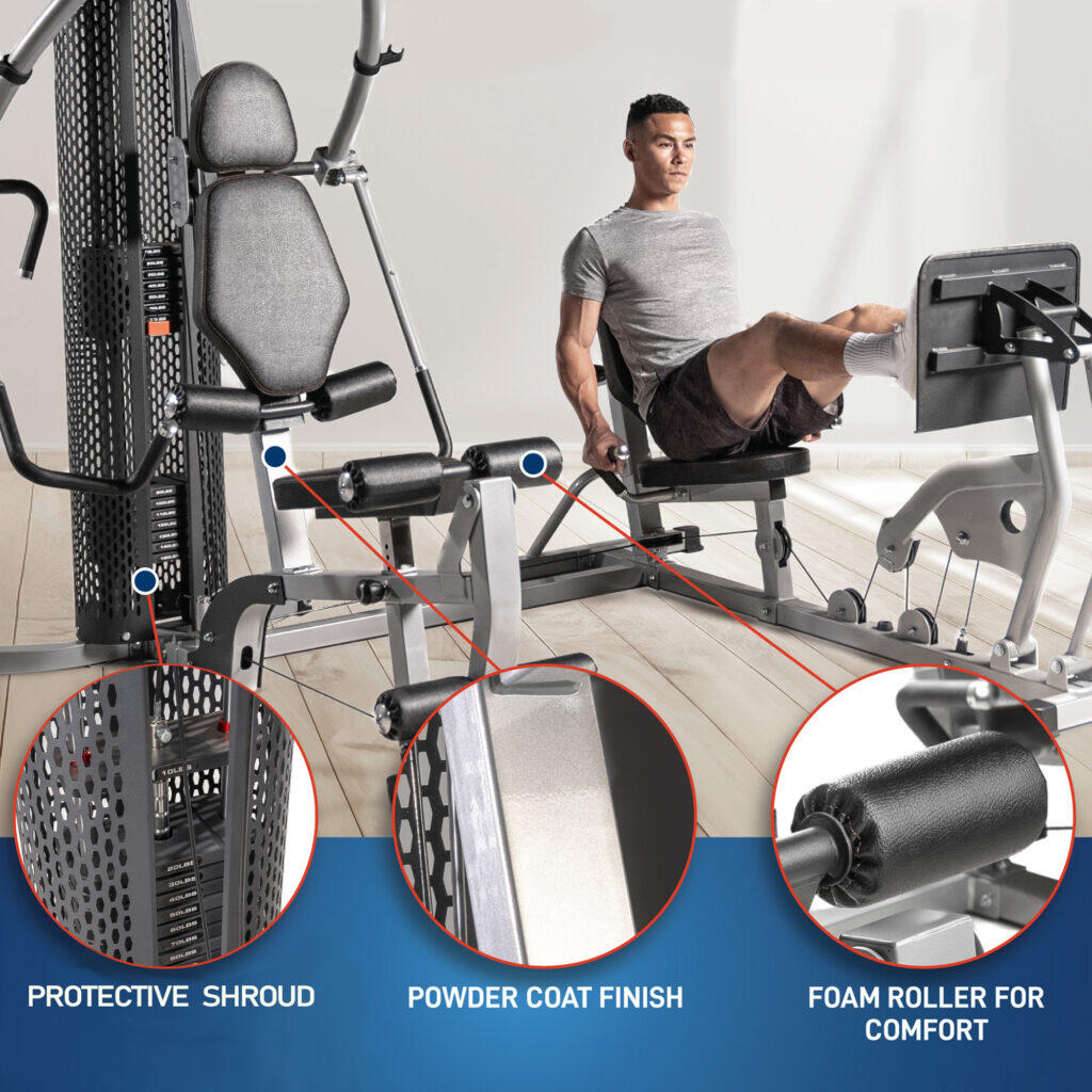 Multiestación  MWM8307 Premium Home Gym con Leg Press 5/5