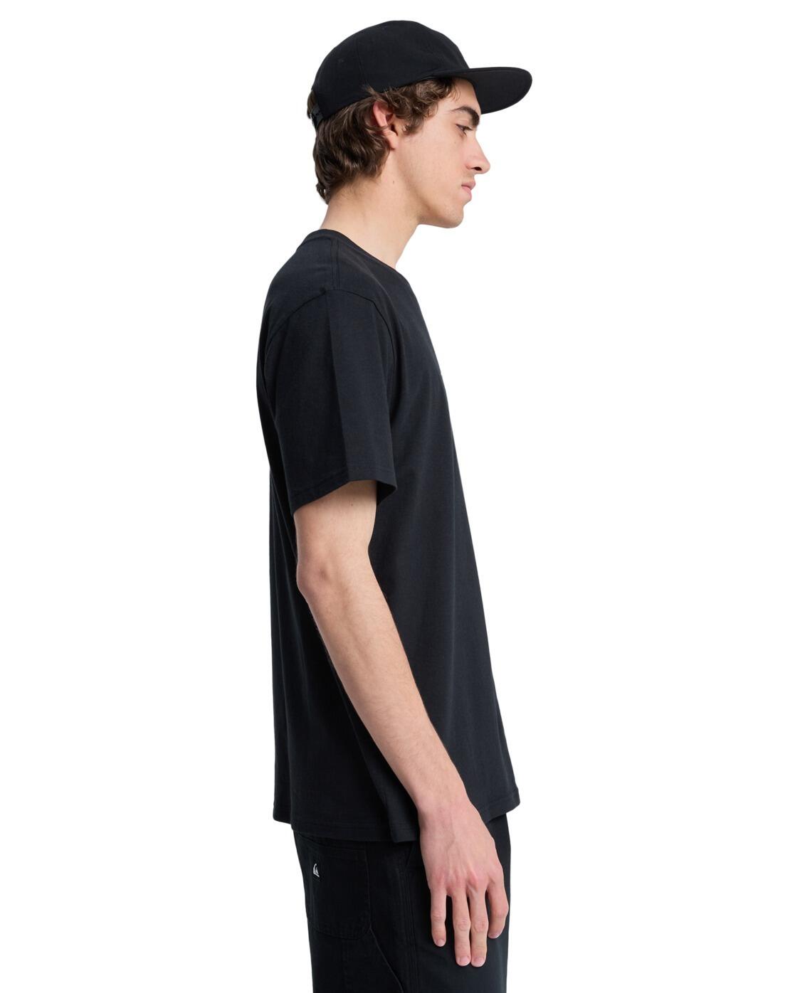 T-shirt met korte mouwen EV WILD WORLDS Schwarz Heren 3/4