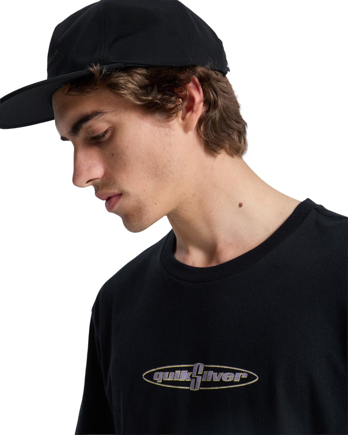 T-shirt met korte mouwen EV WILD WORLDS Schwarz Heren 4/4