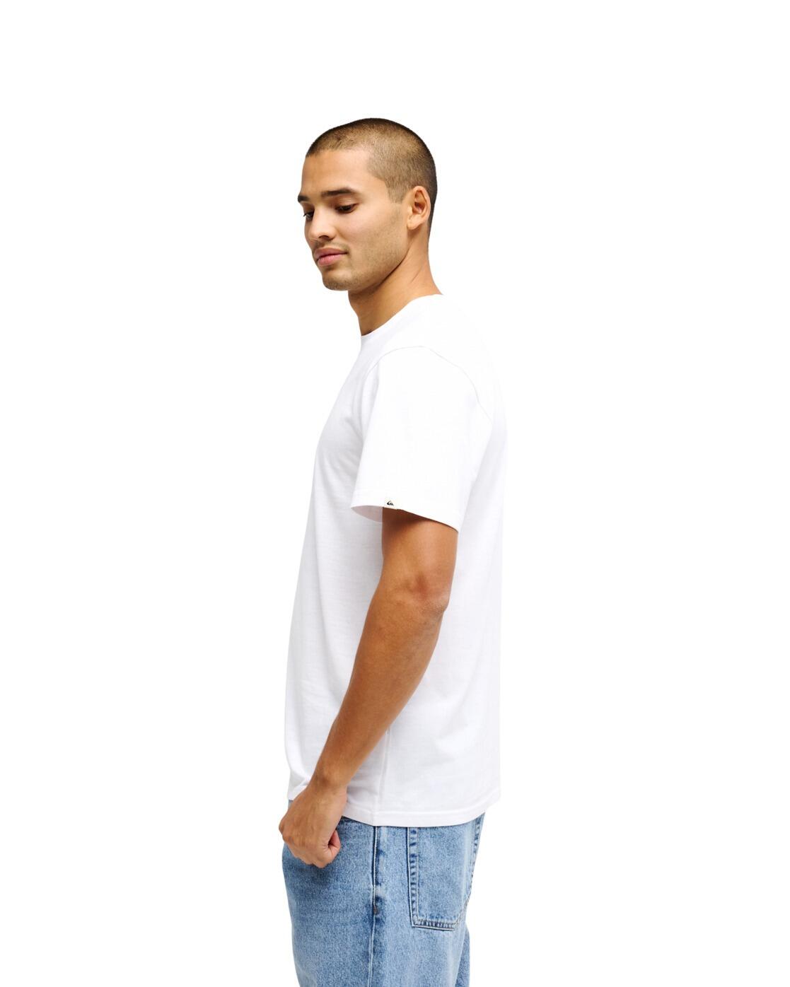 T-shirt à manches courtes EV COMP LOGO Blanc Homme 3/4