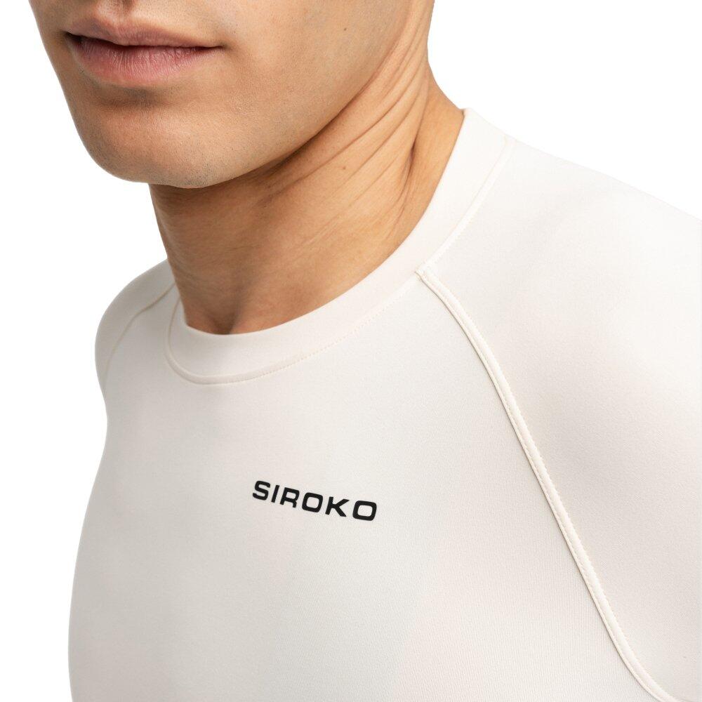 Herren langärmeliges radtrikot M9 Scanuppia Beige Beige 4/7