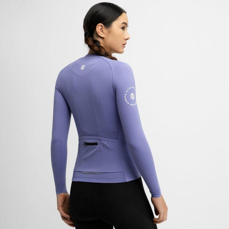 Tricou de ciclism cu mânecă lungă pentru M9-W Scanuppia Purple Violet
