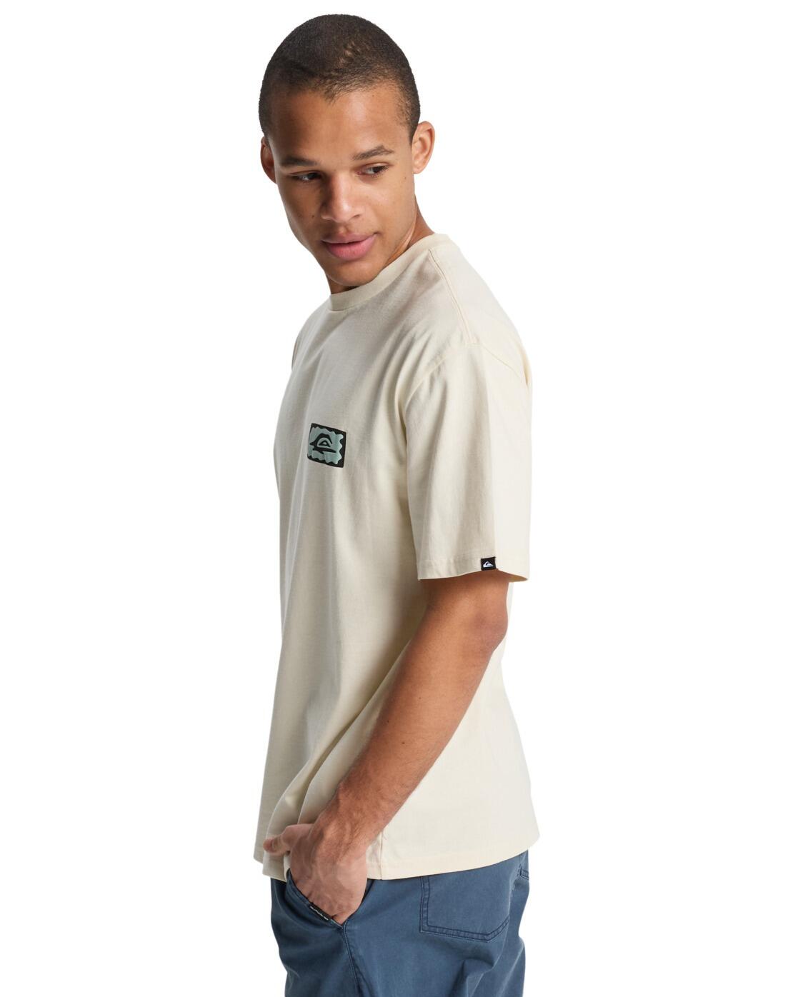 T-Shirt à manches courtes SERENITY SPLASH Beige Homme 3/4