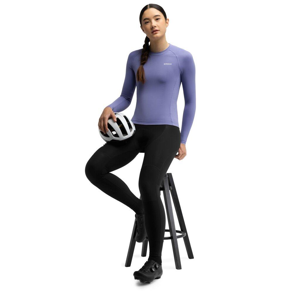 Damen langärmeliges radtrikot M9-W Scanuppia Purple Lila 3/6