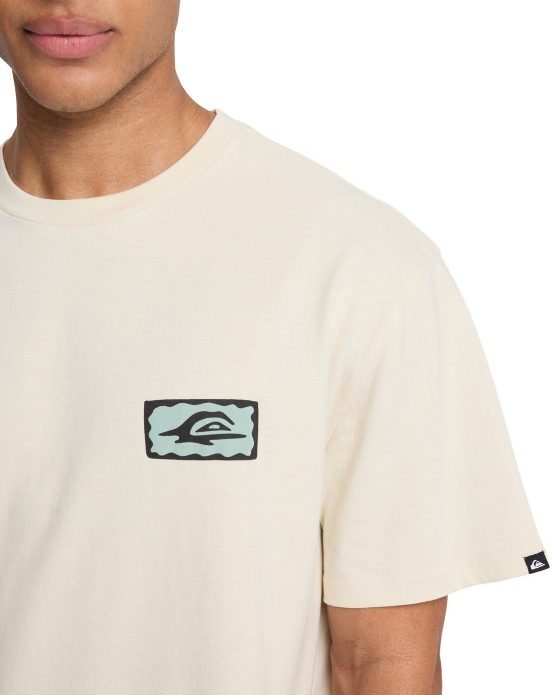 T-Shirt à manches courtes SERENITY SPLASH Beige Homme 4/4