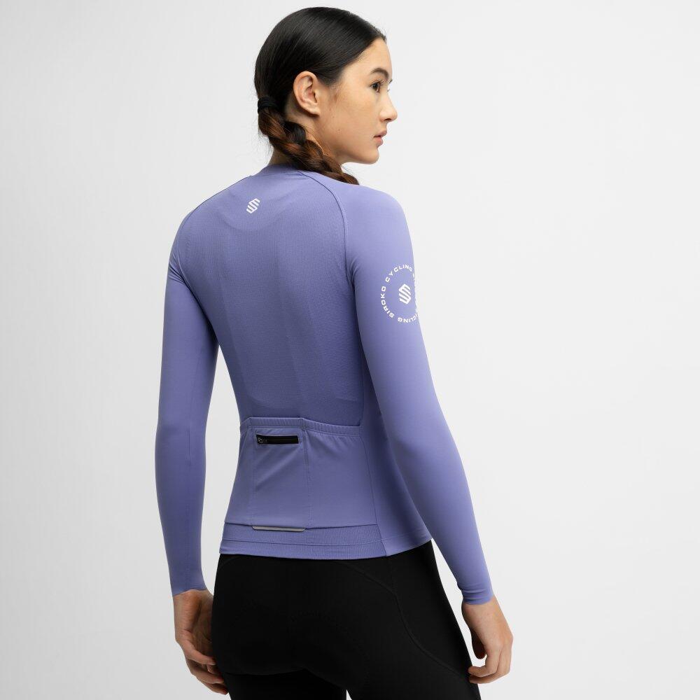 Damen langärmeliges radtrikot M9-W Scanuppia Purple Lila 6/6
