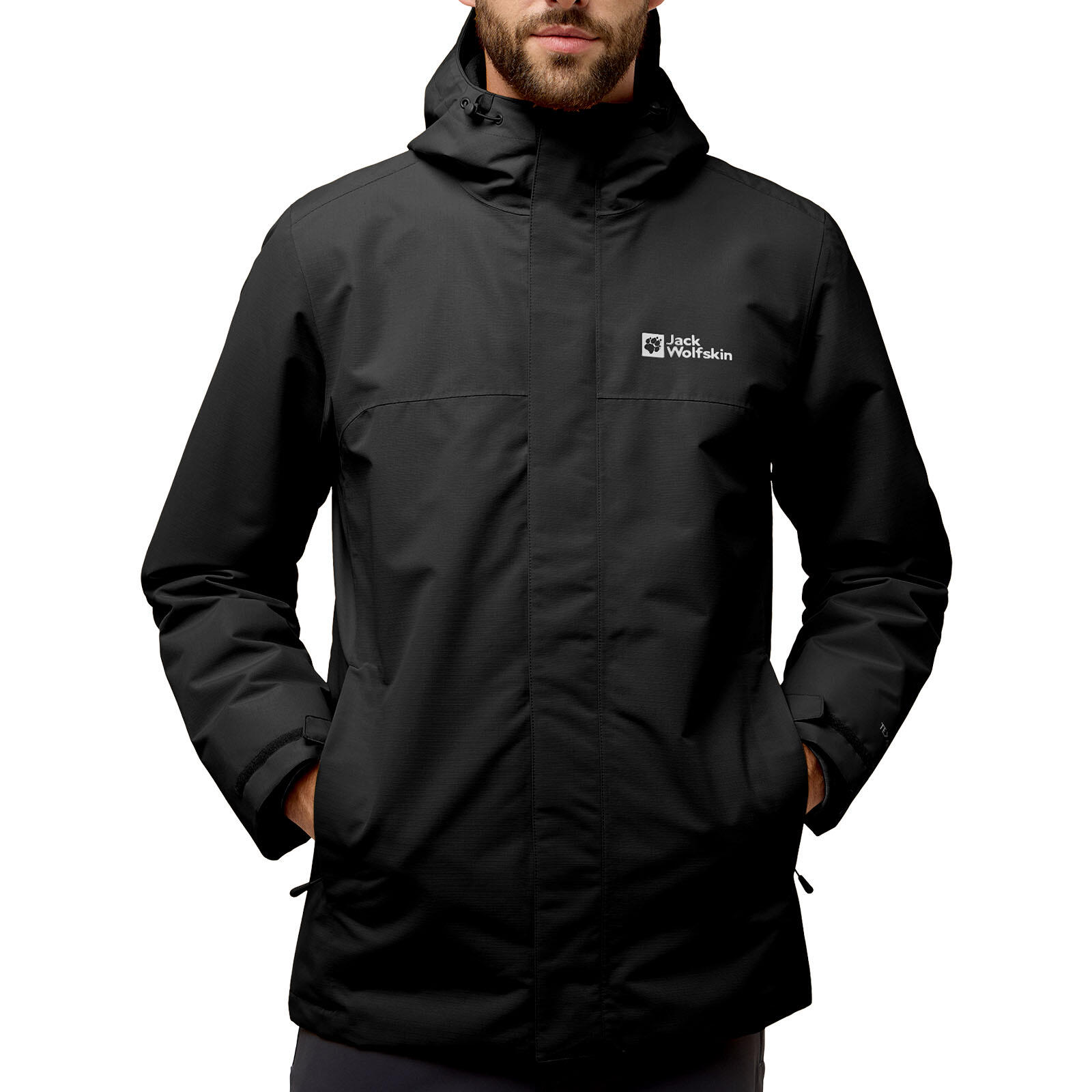 Jack Wolfskin Herren Jacke Funktionsjacke Outdoorjacke Altenberg 3 in 1 5/7