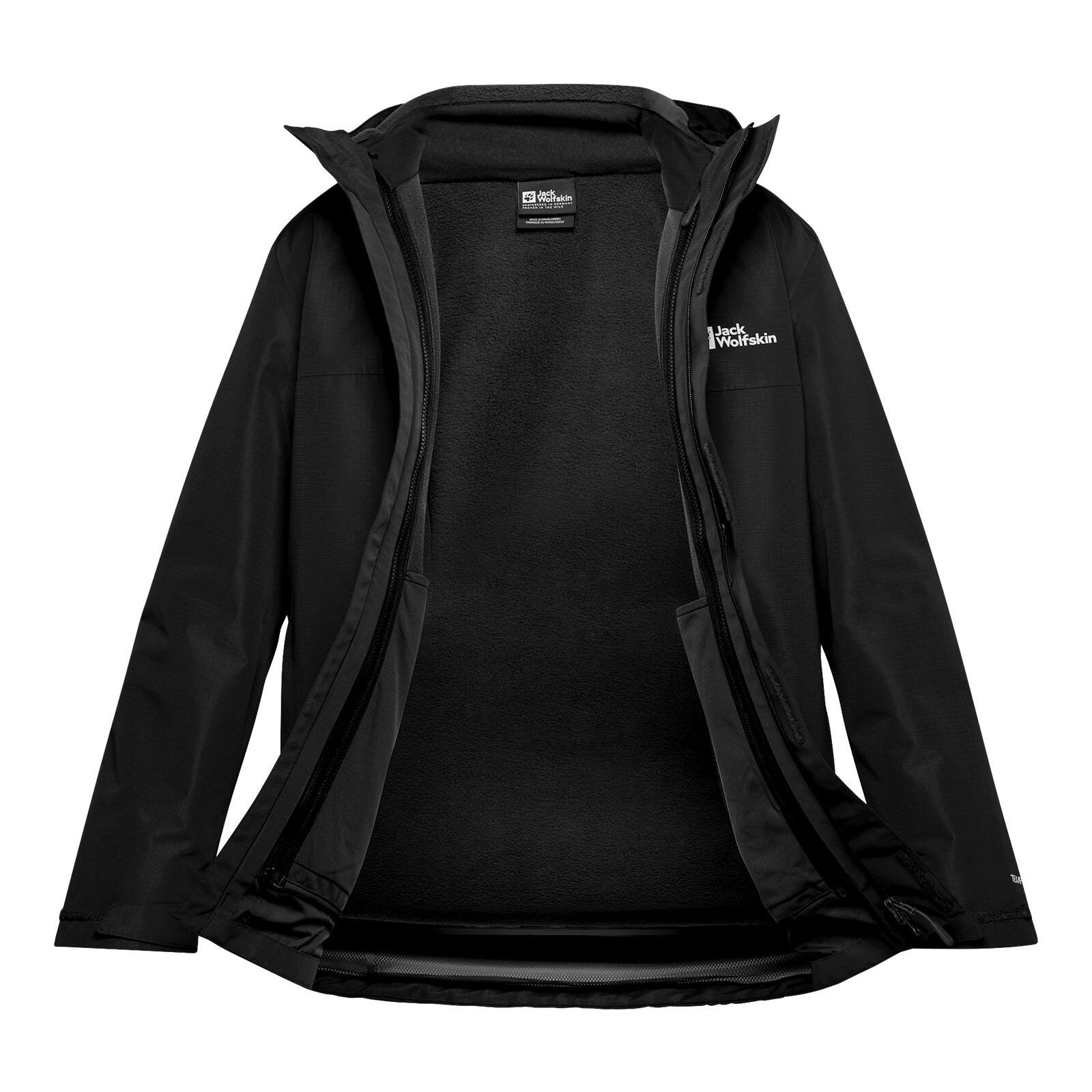Jack Wolfskin Herren Jacke Funktionsjacke Outdoorjacke Altenberg 3 in 1 4/7