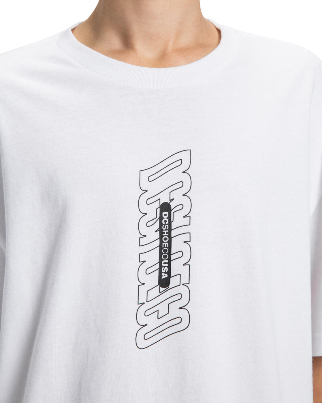 T-shirt à manches courtes Blanc Homme 3/4