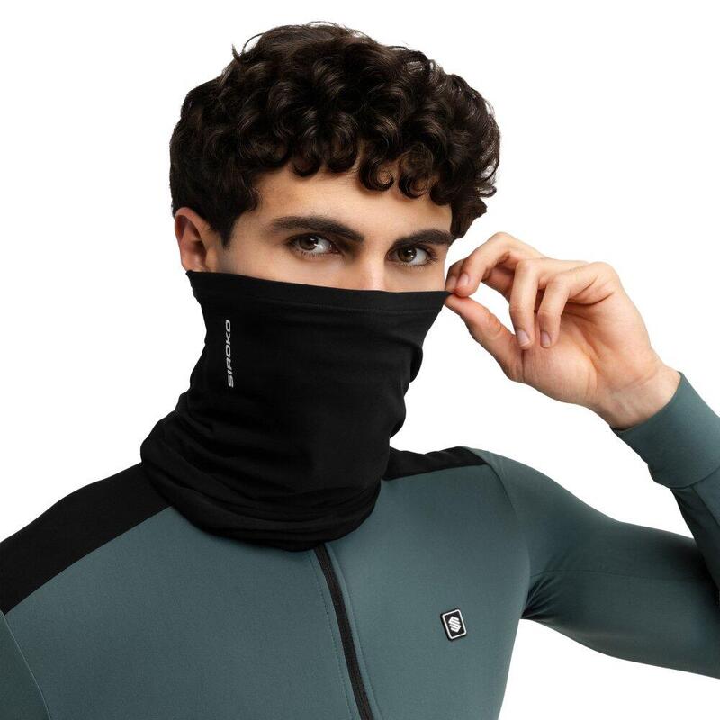 Încălzitor de gât pentru ciclism NW Shield Black Negru
