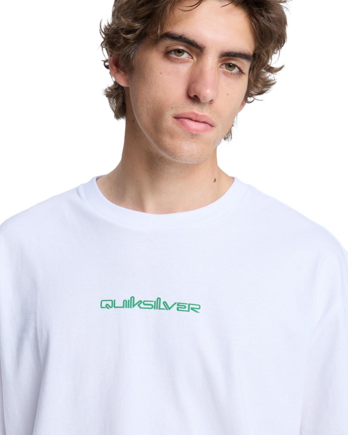T-Shirt à manches courtes FRACTURED WAVE Blanc Homme 4/4