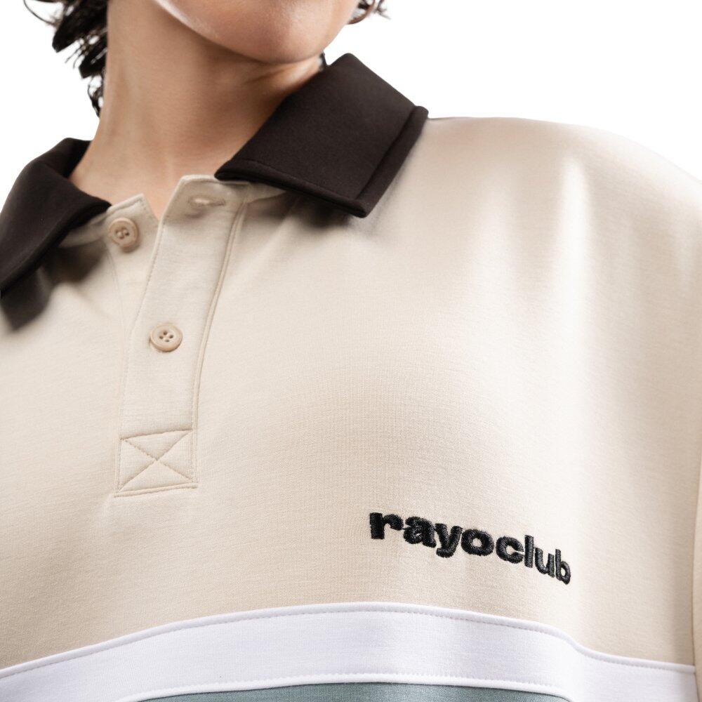 Herren Lifestyle rayo club langärmeliges poloshirt RC Dribble Off-White Weiß 5/7