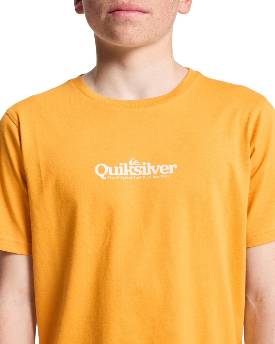 Camiseta de manga corta FINELINE Amarillo Niño 4/4