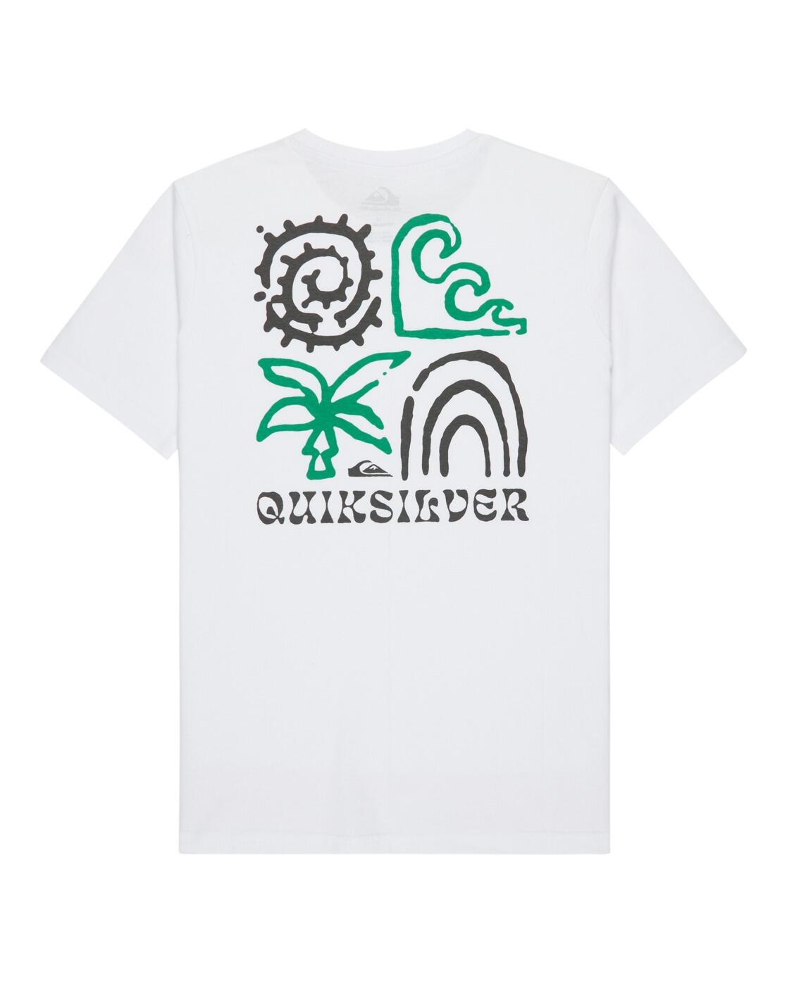 T-Shirt à manches courtes URBAN NOMAD Blanc Garçon 2/3