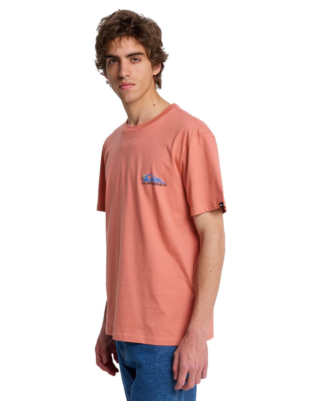 T-Shirt à manches courtes EV BARREL PARADISE Rose Homme 3/4