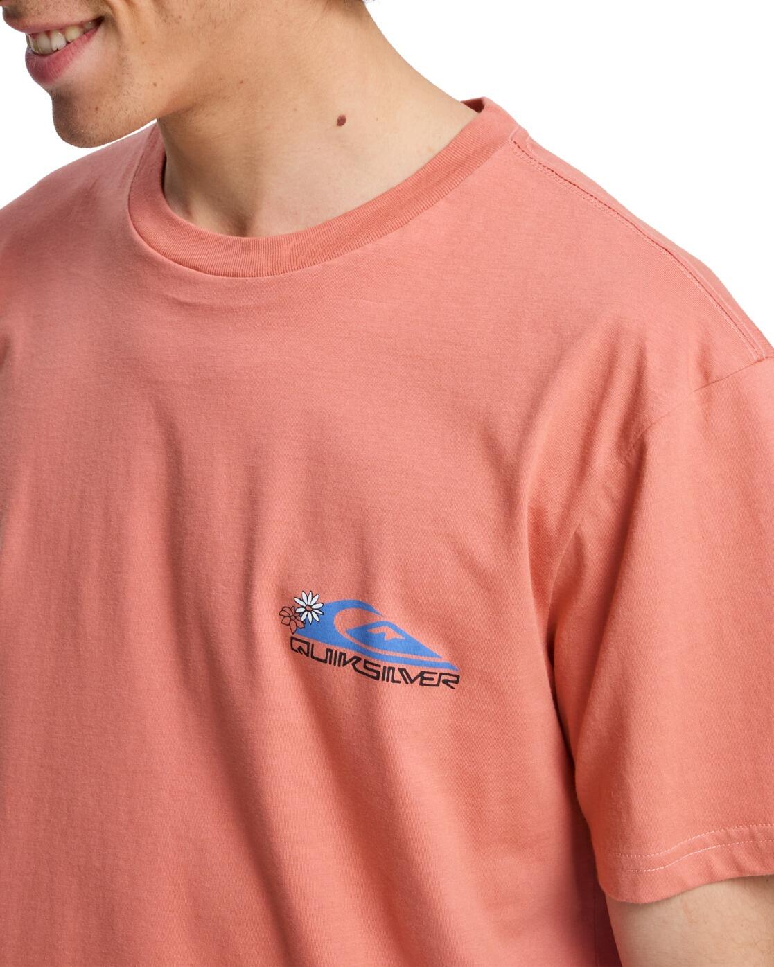 T-Shirt à manches courtes EV BARREL PARADISE Rose Homme 4/4