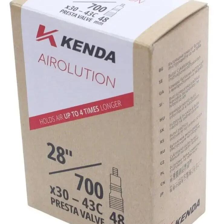 KENDA Airolution 28-inch / 700 x 30 - 43C (48mm valve) bicycle inner tube