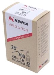 Chambre à air vélo KENDA Airolution 28 pouces / 700 x 30 – 43C (48 mm FV)