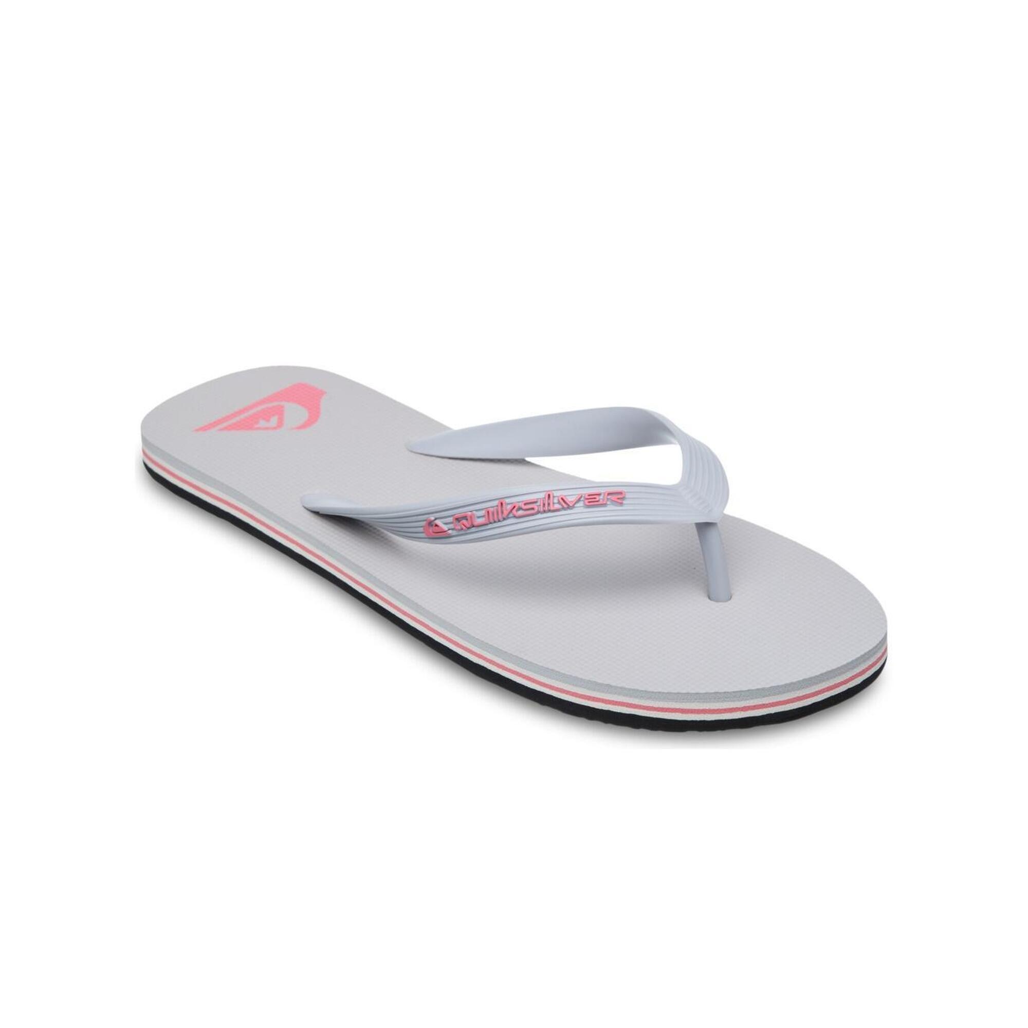 Quiksilver - Tongs Molokai Core Gris Homme - Tongs - Gris - Decathlon