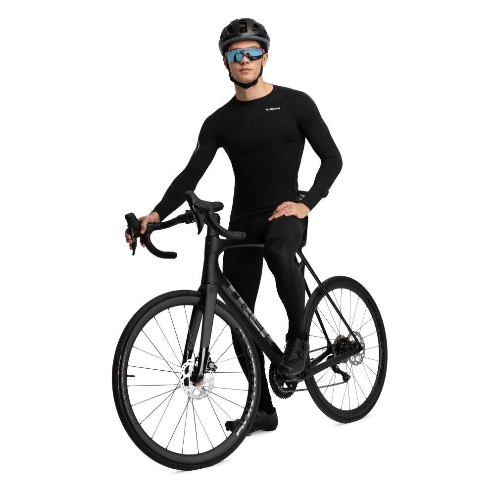 Maglia da ciclismo a maniche lunghe uomo M9 Scanuppia Black Nero 3/8