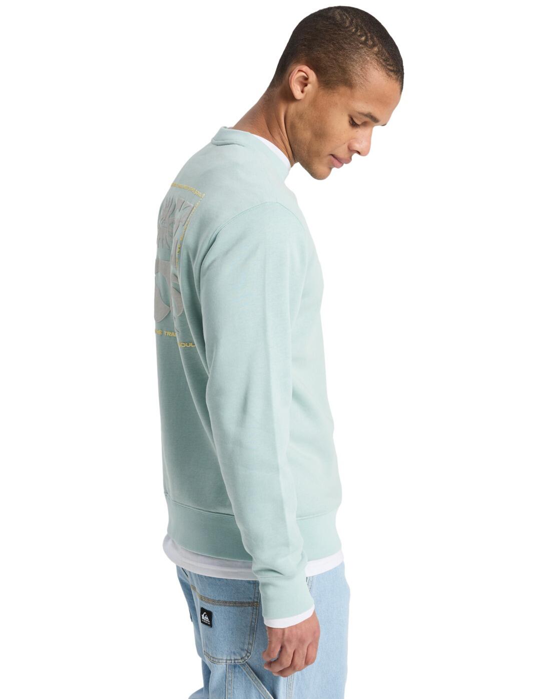 Sweat SALT WATER GRAPHIC Bleu Homme 3/4