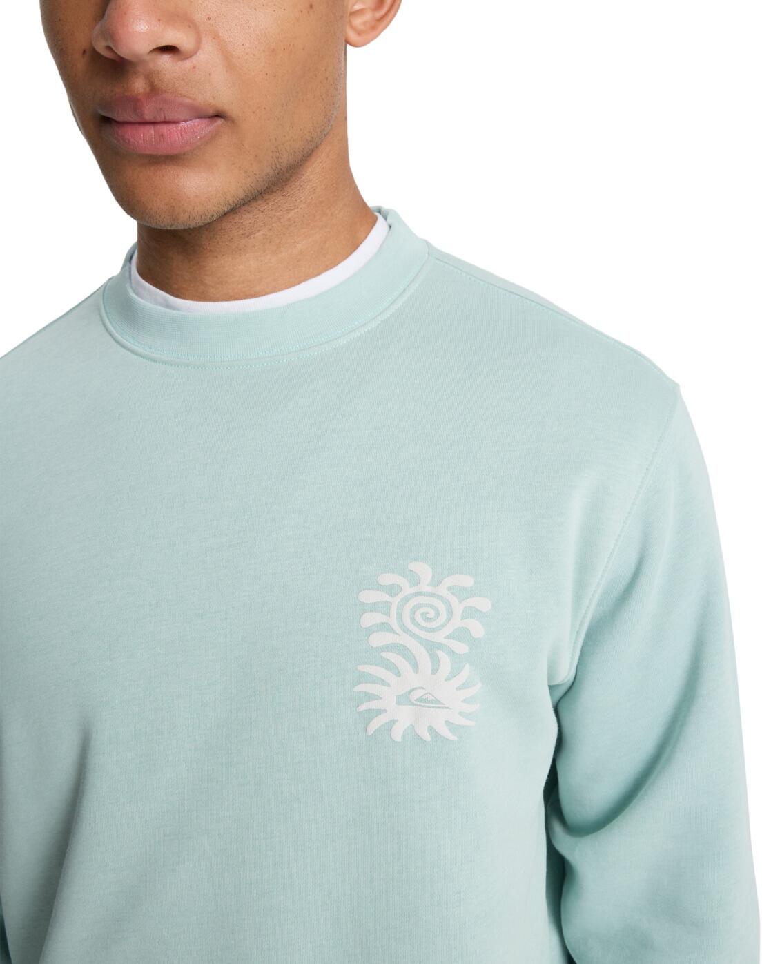 Sweat SALT WATER GRAPHIC Bleu Homme 4/4