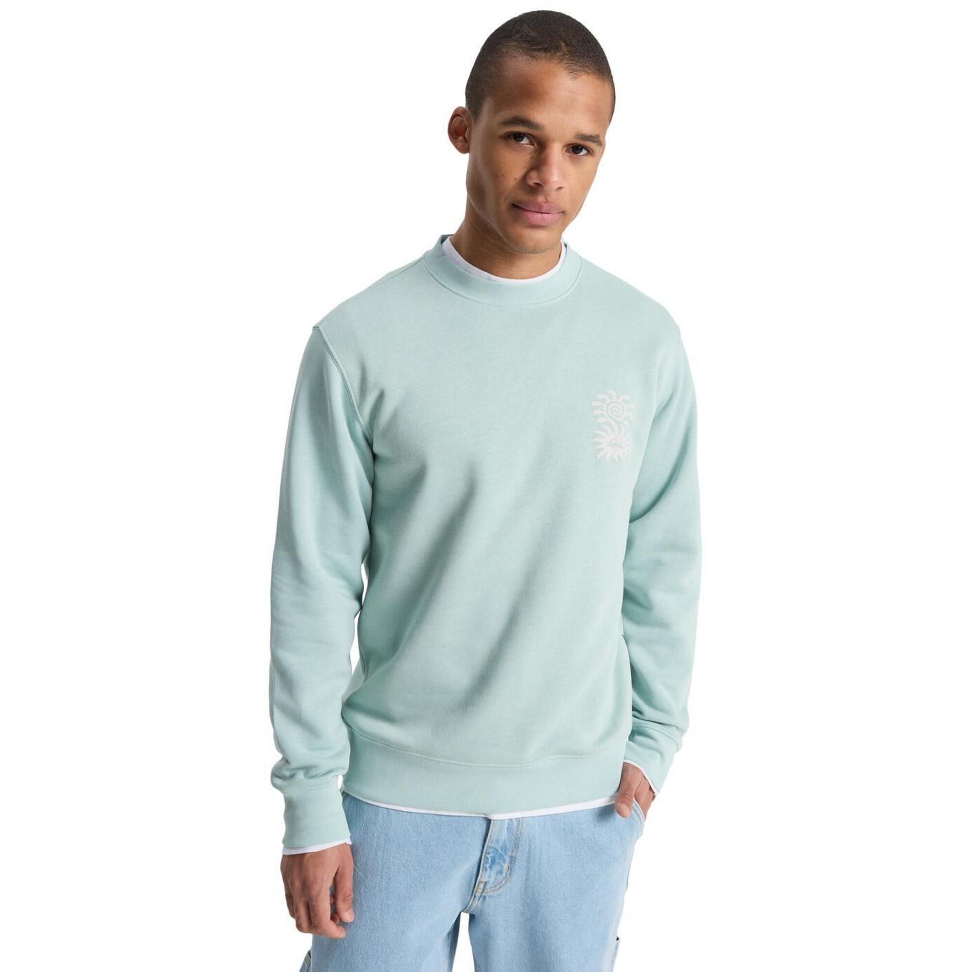 Quiksilver - Sweat Salt Water Graphic Bleu Homme - Sweat-shirt - Bleu - Decathlon