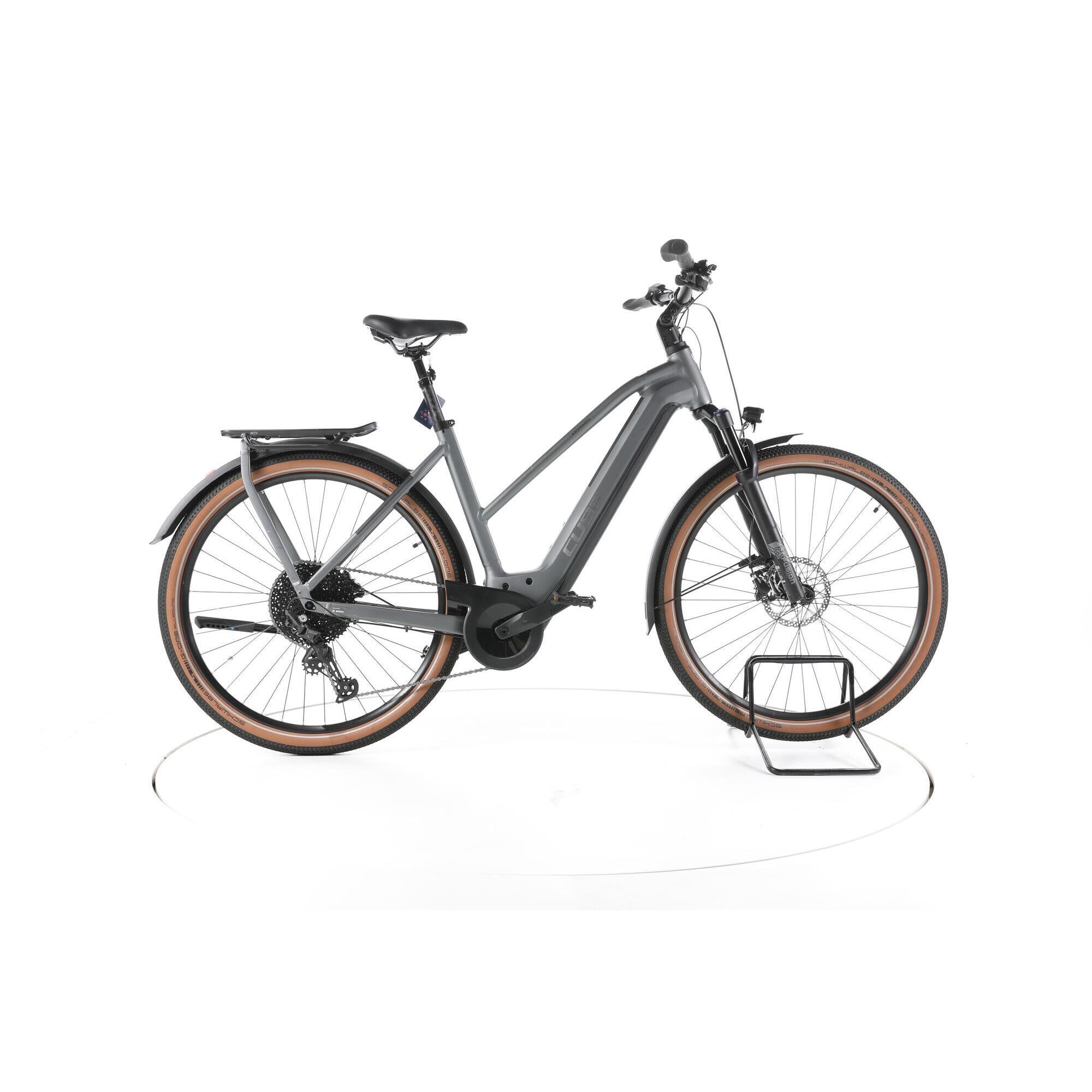 Cube - Reconditionné - Cube Kathmandu Hybrid Pro Trekking Vélo Électrique - Très Bon - Vélo Tout Chemin - Gris - 54 - Decathlon