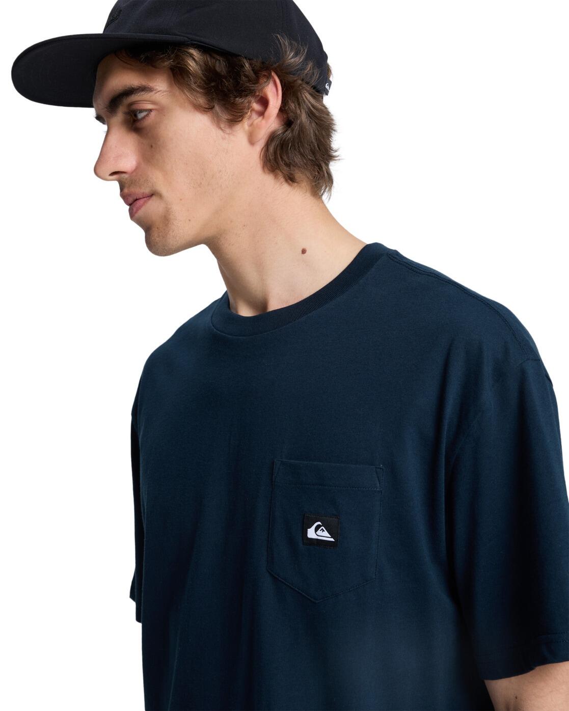 T-shirt à manches courtes SALT WATER POCKET Bleu Homme 4/4