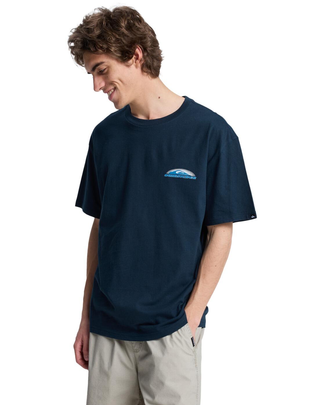 T-Shirt à manches courtes EV FADE SPECTRUM Bleu Homme 3/4