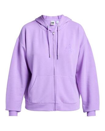 Sweat à capuche zippé SURFING BY DAYLIGHT Rouge Femme