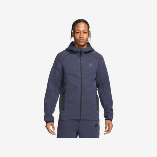 Nike Tech Fleece Windrunner Hoodie - Full-Zip - Obsidian/Black