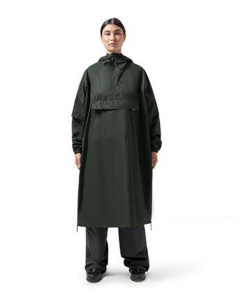 Leichter Wasserdichter Poncho Damen – Vegan bleu bleuet S