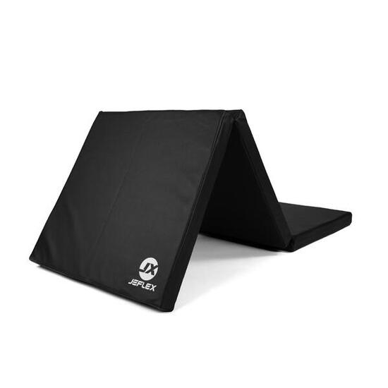 Tappetino sportivo 180 x 60 x 6 cm nero pieghevole Jeflex