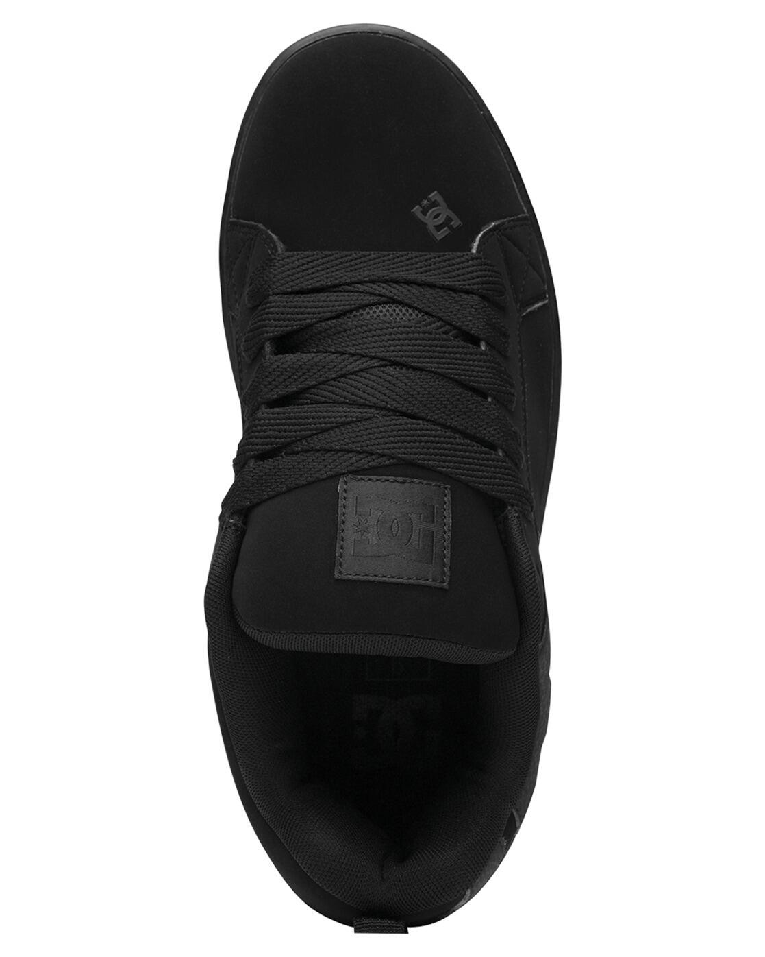 Chaussures en cuir COURT GRAFFIK Noir Homme 3/4