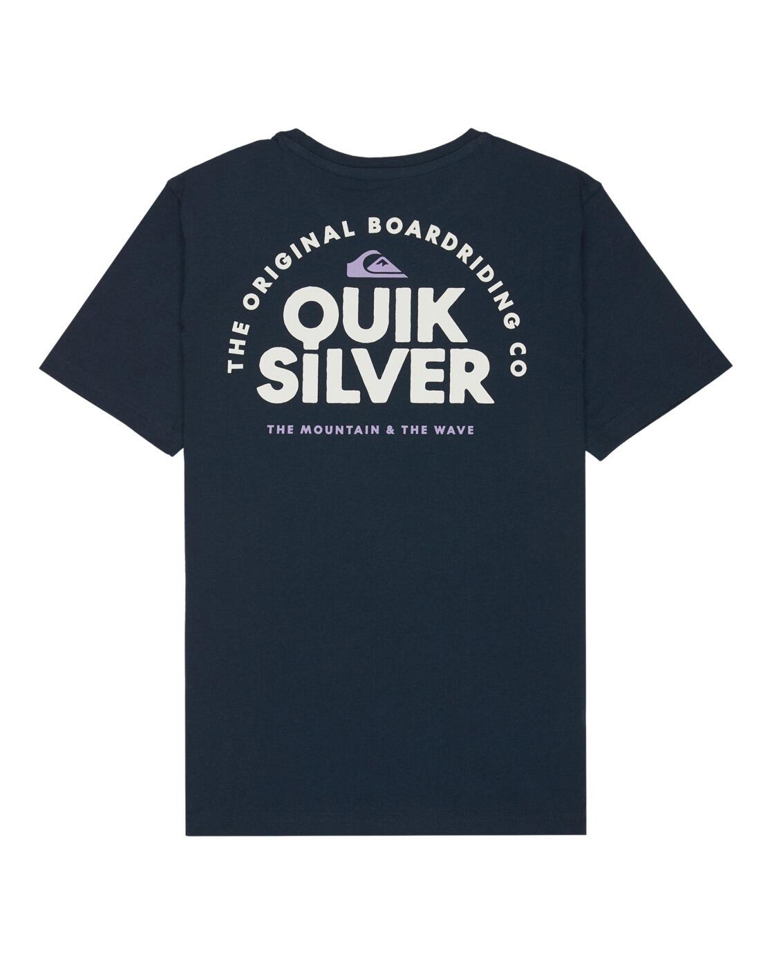 Maglia a maniche corte Quiksilver modello The Mountain & The Wave per ragazzi 2/3