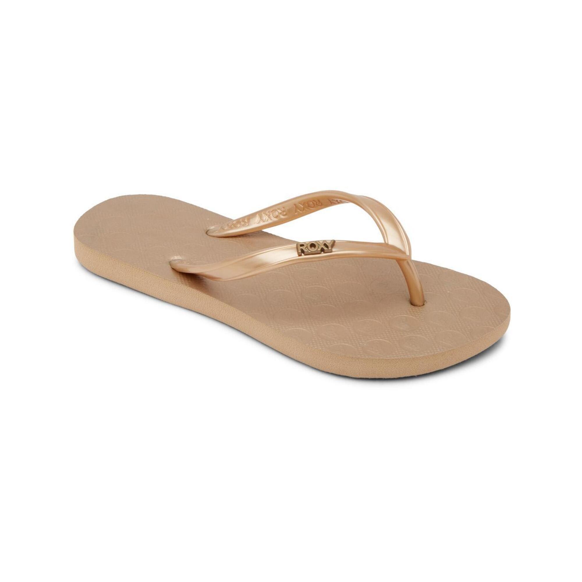 Roxy - Sandales Viva Vi Jaune Fille - Tongs - Jaune - Decathlon