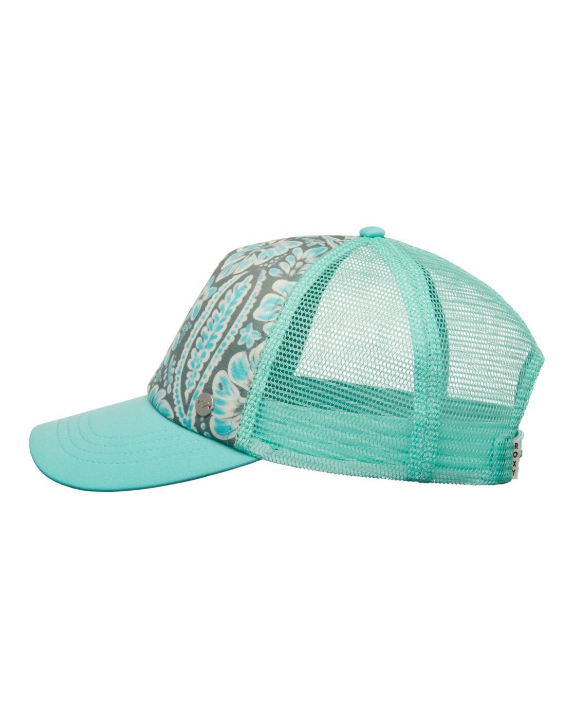 Casquette trucker BEAUTIFUL MORNING Vert Femme 3/4
